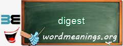 WordMeaning blackboard for digest